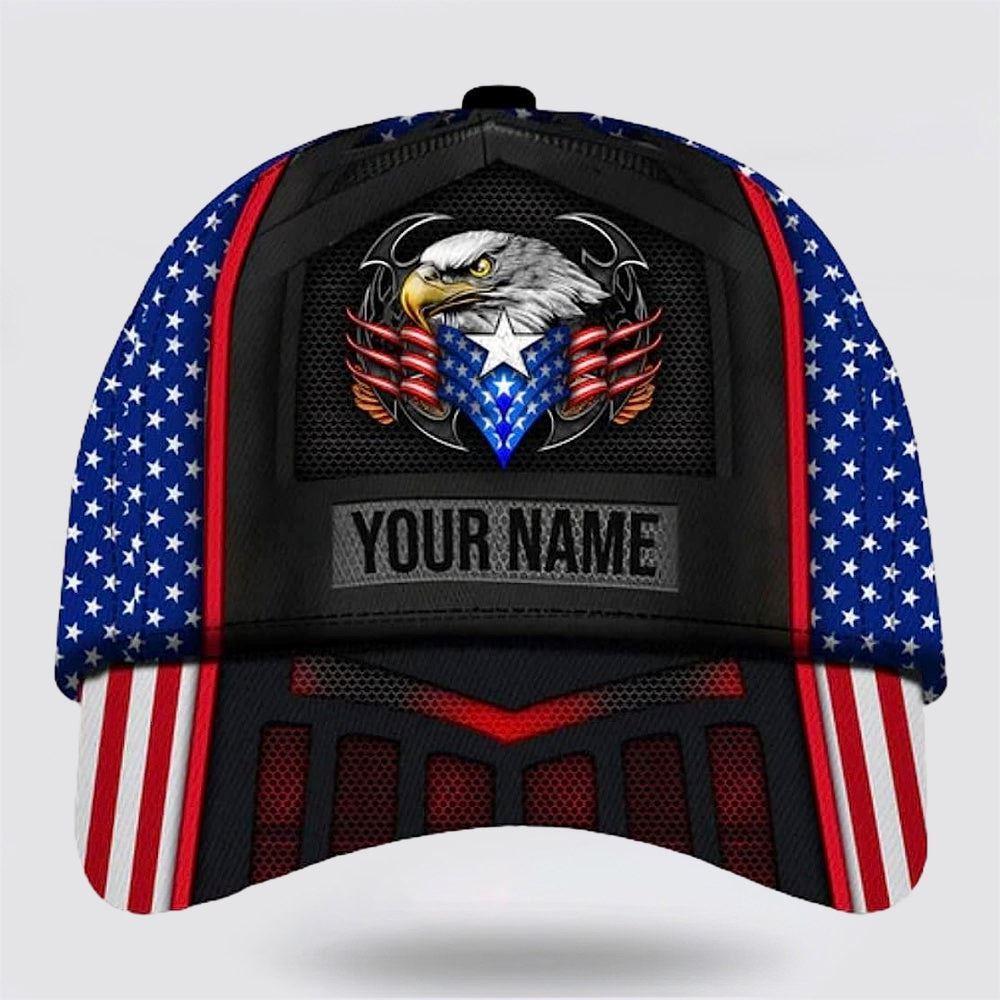 Christian Baseball Cap, Eagle America Patriotic Baseball Cap, Mens Baseball Cap, Women's Baseball Cap