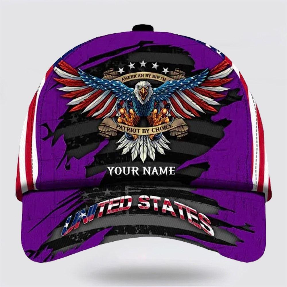 Christian Baseball Cap, Eagle American By Birth Patriot By Choice Baseball Cap, Mens Baseball Cap, Women's Baseball Cap