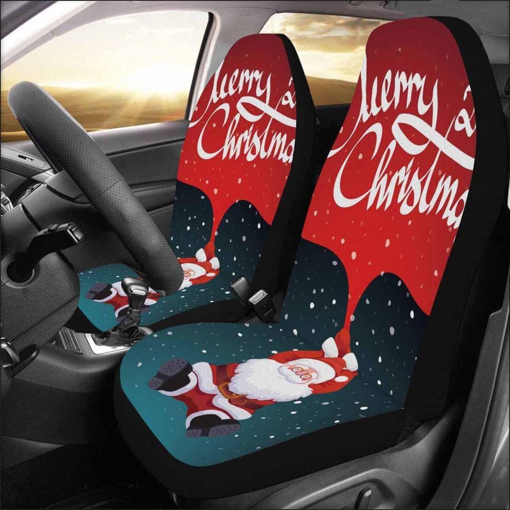 Christmas Car Seat Covers, Merry Christmas Santa Car Seat Covers