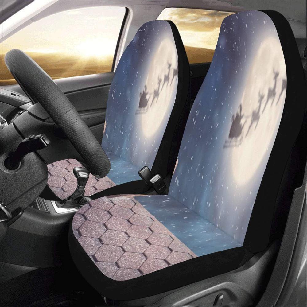 Christmas Car Seat Covers, Santa Christmas Journey Car Seat Covers