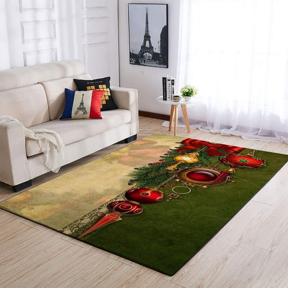 Christmas Rugs, Christmas Area Rugs, Bold In Christmas Vibe Area Limited Edition Rug, Christmas Floor Mats