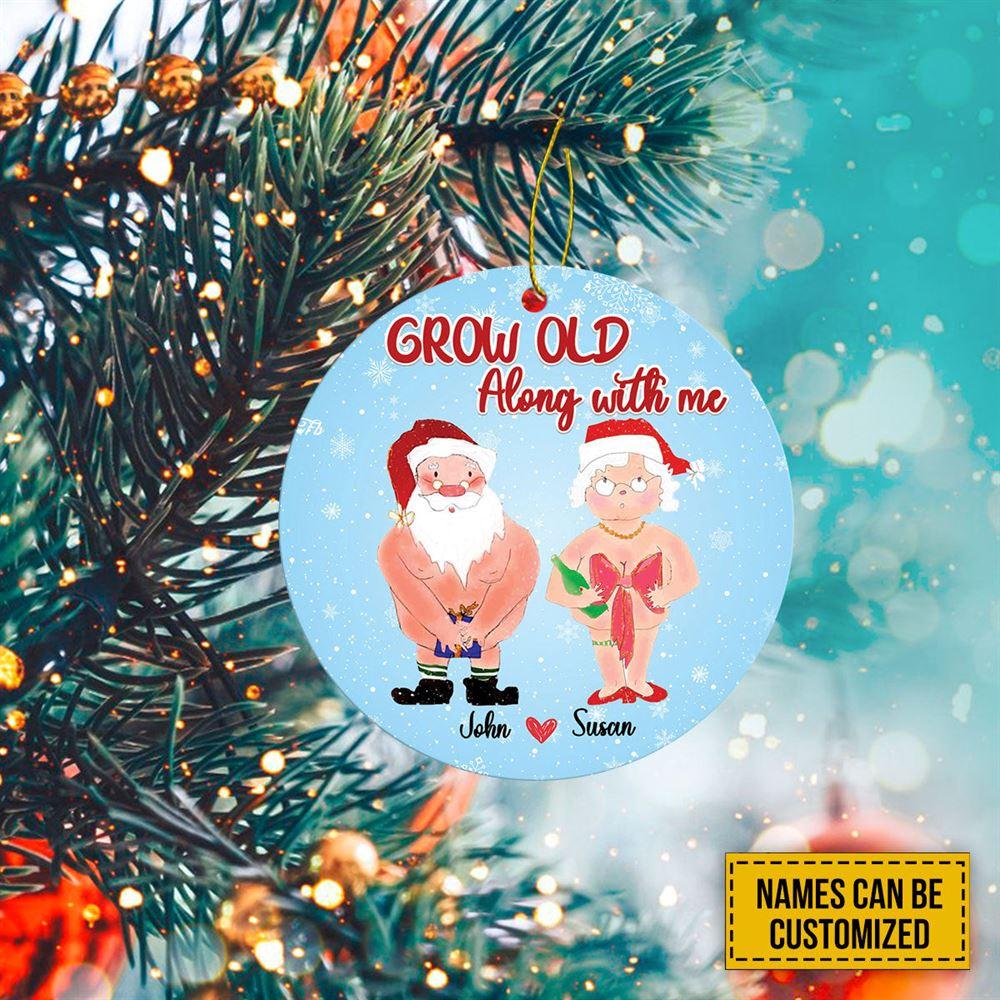 Personalised Christmas Ornament, Grow Old Along With Me Ornament, Christmas Ornaments 2023